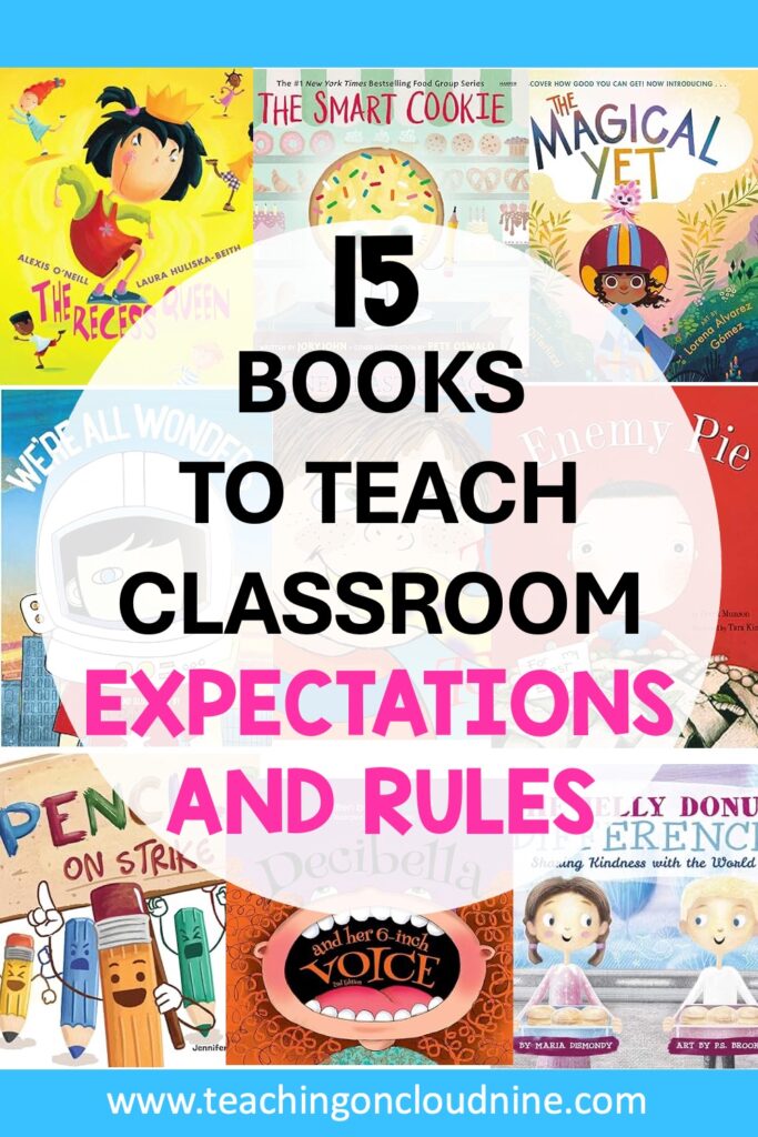 15 books to teach classroom rules and expectations